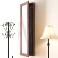 Wall-mount Burgundy Cherry Jewelry Mirror