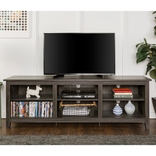 Copper Grove Beaverhead 70-inch Wood Media TV Stand - Charcoal