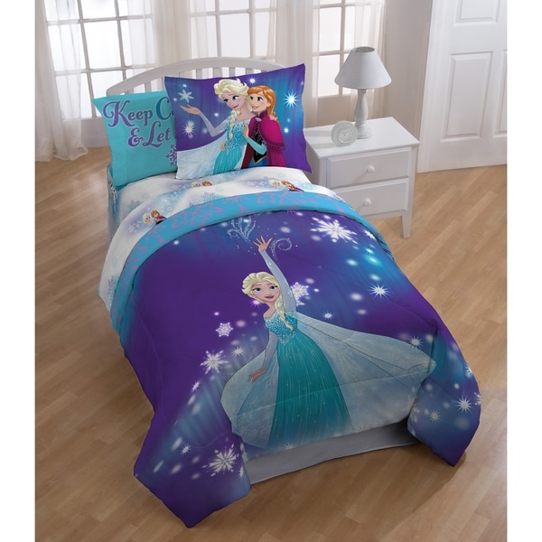 Disney Frozen Magical Winter 4 Piece Twin Bed In A Bag