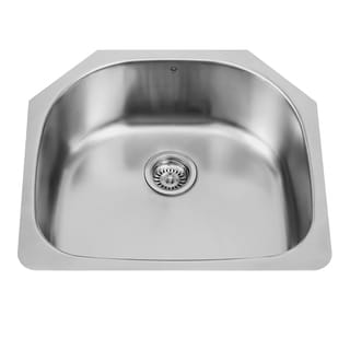 VIGO 24-inch Undermount Stainless Steel 18 Gauge Single Bowl Kitchen Sink