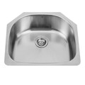 VIGO 24-inch Undermount Stainless Steel 18 Gauge Single Bowl Kitchen Sink