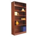 Alera Radius Corner Bookcase With Finished Back