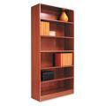 Alera Radius Corner Bookcase With Finished Back