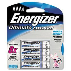 Energizer e Lithium AAA Batteries (Pack of 4)