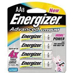 Energizer Advanced Lithium AA Batteries (Pack of 8)