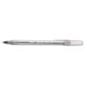 BIC Round Stic Medium Ballpoint Pen, Back Ink (Pack of 60)
