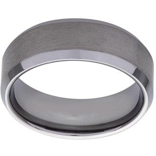 Men's Tungsten Brushed Finish Band (8 mm)