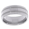 Men's Tungsten Carbide Fancy Band (8 mm)