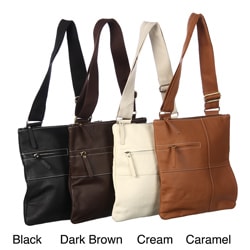 Amerileather Women's Slim Cross-Body Messenger-style Bag