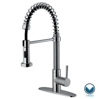 VIGO Chrome Pull-Out Spray Kitchen Faucet