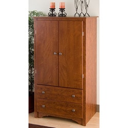 Montego Maple 2-drawer Armoire