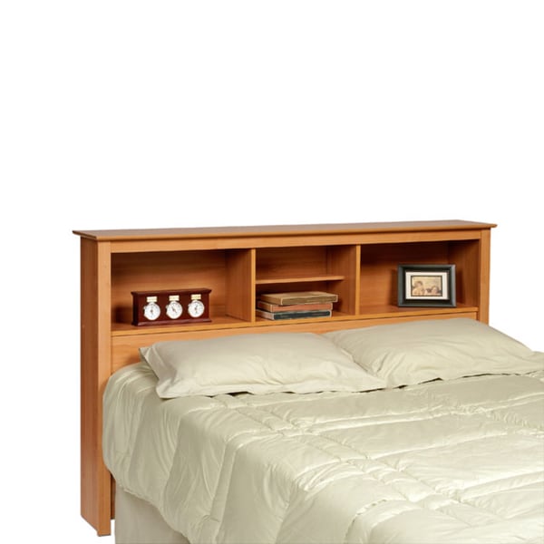 Montego Maple Full/Queen Bookcase Headboard - 10469713 - Overstock.com 