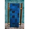 Handmade Blue or Rose Guatemalan Patchwork Quilt (Guatemala)