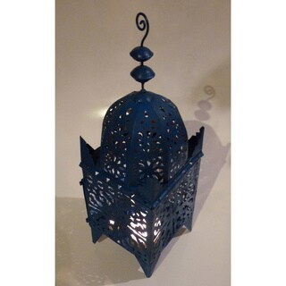 Handmade Marrakech Hurricane Lantern (Morocco)