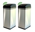 iTouchless 13-gallon Deodorizer Filtered Stainless Steel Sensor Trash Can (Pack of 2)