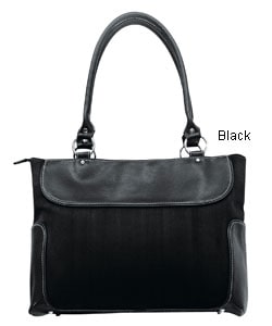 G. Pacific by Traveler's Choice Women's Casual Suede Business Laptop Tote