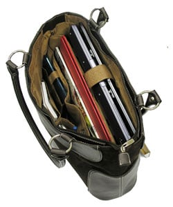 G. Pacific by Traveler's Choice Women's Casual Suede Business Laptop Tote