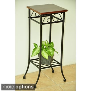 Special Offers International Caravan Iron & Wood Plantstand