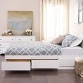 Winslow White Full/Double Platform Storage Bed