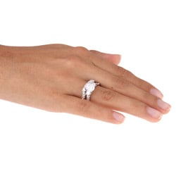 Cheap cubic zirconia wedding ring sets