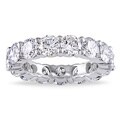 Miadora 18k Gold Round Diamond Eternity Band (G-H, I1-I2)