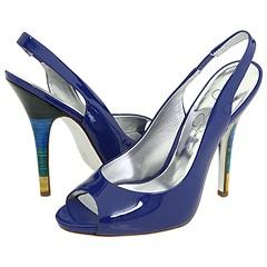 Jessica Simpson Hardy Blue Violet Patent Pumps/Heels   Size 8