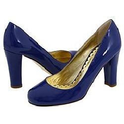 Blue Patent Heels