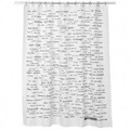 250 German Word Shower Curtain