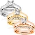 14k Gold 3/4ct TDW Diamond Bridal Ring Set (G-H, I1)