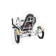 Mobo Triton The Ultimate Youth Three Wheeled Silver Cruiser