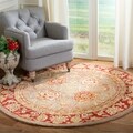Handmade Tribal Grey Wool Rug (6' Round)