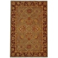 Handmade Tribal Grey Wool Rug (6' x 9')