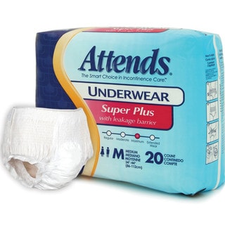 Attends Super Plus Medium Underwear (Case of 80)