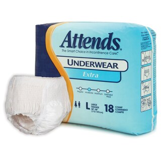 Attends Extra Protective Underwear (Case of 72)