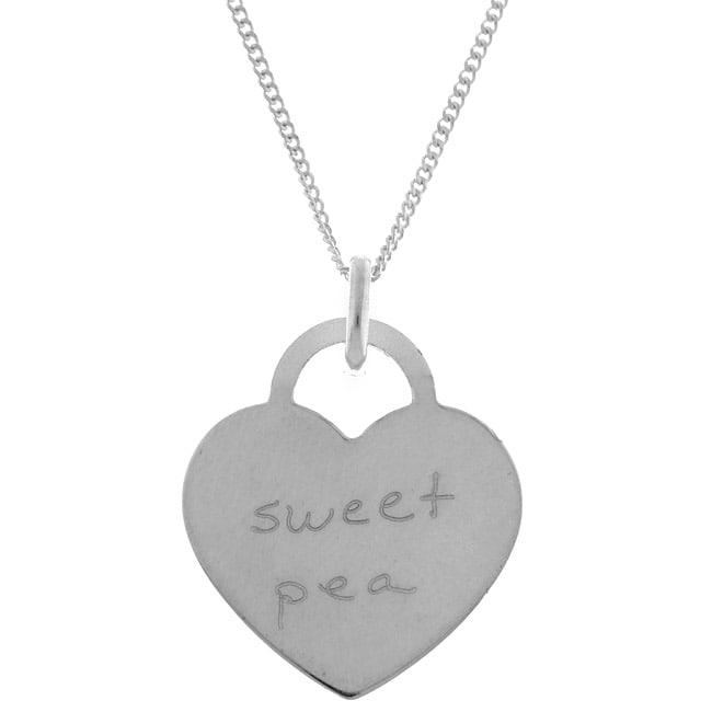 Sterling Essentials Sterling Silver Tween Sweet Pea Necklace