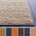 Hand-woven Chapra Natural Fiber Jute Rug (5' x 8')