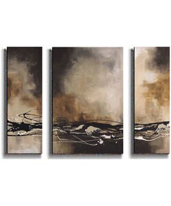 ===>  Maitland Tobacco & Chocolate 3-piece Canvas Set