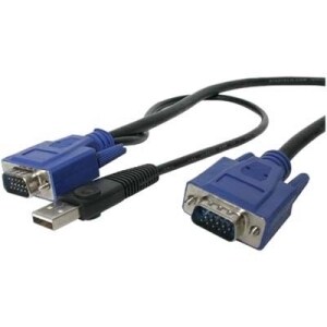 StarTech.com 10 ft Ultra Thin USB VGA 2-in-1 KVM Cable