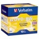 Verbatim DVD+RW 4.7GB 4X with Branded Surface - 10pk Jewel Case - TAA