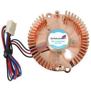 StarTech.com Copper Universal VGA Cooler Fan w/ Heatsink and TX3 Conn