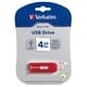 Verbatim 4GB Store 'n' Go USB Flash Drive - Red