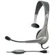 Cyber Acoustics AC-840 Usb Mono Headset Internet Communication & Boom
