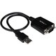 StarTech.com 1 ft USB to RS232 Serial DB9 Adapter Cable with COM Rete