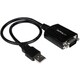 StarTech.com 1 ft USB to RS232 Serial DB9 Adapter Cable with COM Rete