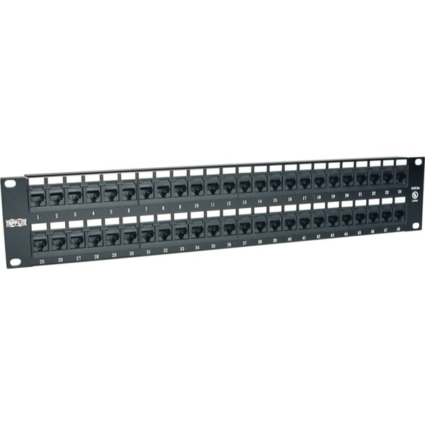 Tripp Lite 48-Port 2U Rackmount Cat5e 110 Patch Panel