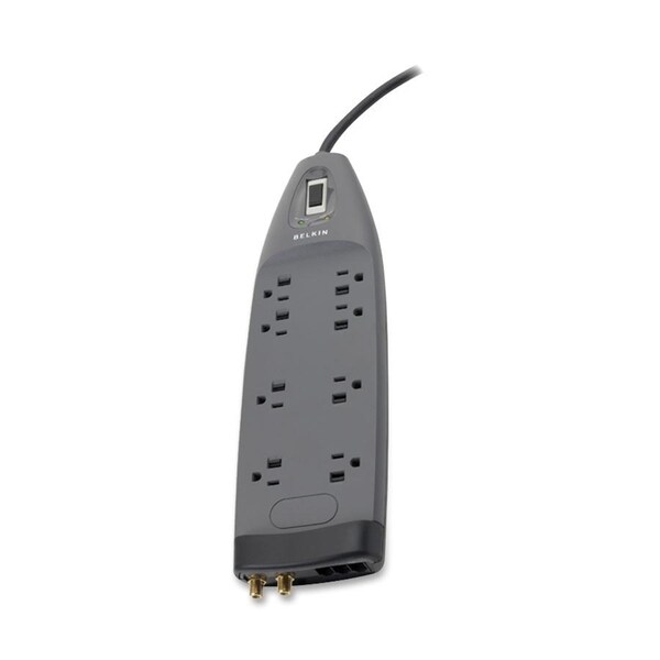 Belkin SurgeMaster Home/Office BE10823006 8-Outlets Surge Suppressor