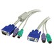 StarTech.com 6 ft 3-in-1 PS/2 KVM Extension Cable