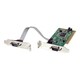 StarTech.com 2 Port PCI Low Profile RS232 Serial Adapter Card with 16