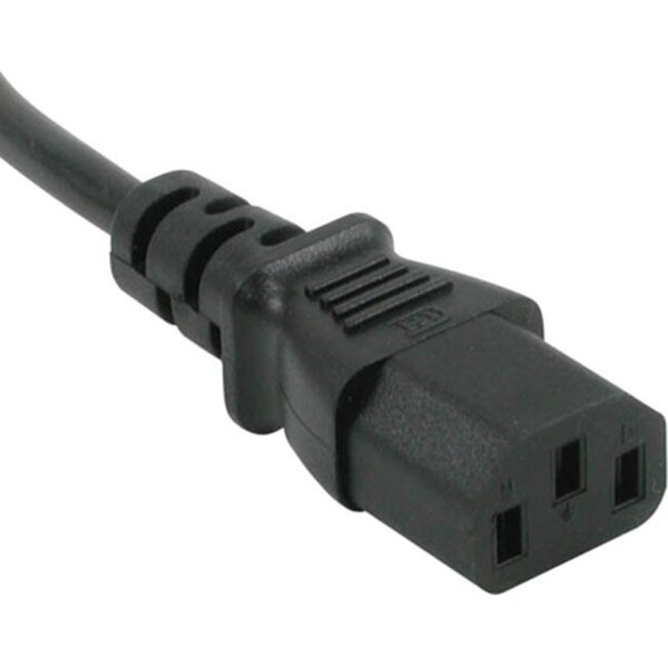 C2G 25ft 18 AWG Universal Power Cord (NEMA 5-15P to IEC320C13)