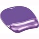 Fellowes Gel Crystals Mousepad/Wrist Rest - Purple